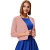 image:imageGRACE KARIN Women Cardigan Sweaters Lightweight Knit Cropped Cardigans Trendy 34 Sleeve Shrug Bolero S3XLLight Pink