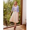 image:imageGRACE KARIN Women Cardigan Sweaters Lightweight Knit Cropped Cardigans Trendy 34 Sleeve Shrug Bolero S3XLMisty Lilac