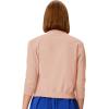 image:imageGRACE KARIN Women Cardigan Sweaters Lightweight Knit Cropped Cardigans Trendy 34 Sleeve Shrug Bolero S3XLPeach Pink