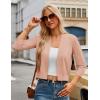 image:imageGRACE KARIN Women Cardigan Sweaters Lightweight Knit Cropped Cardigans Trendy 34 Sleeve Shrug Bolero S3XLPeach Pink