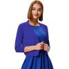 image:imageGRACE KARIN Women Cardigan Sweaters Lightweight Knit Cropped Cardigans Trendy 34 Sleeve Shrug Bolero S3XLRoyal Blue