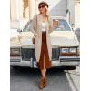 image:imageGRACE KARIN Womens 2026 Trendy Long Cardigans Sweater Lightweight Open Front Long Sleeve Maxi Duster Coats with PocketsApricot