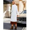 image:imageGRACE KARIN Womens 2026 Trendy Long Cardigans Sweater Lightweight Open Front Long Sleeve Maxi Duster Coats with PocketsBright White