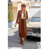 image:imageGRACE KARIN Womens 2026 Trendy Long Cardigans Sweater Lightweight Open Front Long Sleeve Maxi Duster Coats with PocketsBrown