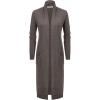 image:imageGRACE KARIN Womens 2026 Trendy Long Cardigans Sweater Lightweight Open Front Long Sleeve Maxi Duster Coats with PocketsCoffee Grey