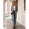 image:imageGRACE KARIN Womens 2026 Trendy Long Cardigans Sweater Lightweight Open Front Long Sleeve Maxi Duster Coats with PocketsDark Grey