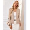 image:imageGRACE KARIN Womens 2026 Trendy Long Cardigans Sweater Lightweight Open Front Long Sleeve Maxi Duster Coats with PocketsDeep Apricot