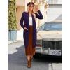 image:imageGRACE KARIN Womens 2026 Trendy Long Cardigans Sweater Lightweight Open Front Long Sleeve Maxi Duster Coats with PocketsDeep Purple