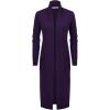 image:imageGRACE KARIN Womens 2026 Trendy Long Cardigans Sweater Lightweight Open Front Long Sleeve Maxi Duster Coats with PocketsDeep Purple