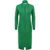 image:imageGRACE KARIN Womens 2026 Trendy Long Cardigans Sweater Lightweight Open Front Long Sleeve Maxi Duster Coats with PocketsGreen