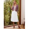 image:imageGRACE KARIN Womens 34 Sleeve Knit Cropped Cardigan Sweaters Open Front Bolero Shrugs Sweater Tops S3XLDusty Rose