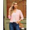 image:imageGRACE KARIN Womens 34 Sleeve Knit Cropped Cardigan Sweaters Open Front Bolero Shrugs Sweater Tops S3XLLight Baby Pink