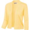 image:imageGRACE KARIN Womens 34 Sleeve Knit Cropped Cardigan Sweaters Open Front Bolero Shrugs Sweater Tops S3XLButter Yellow