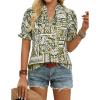 Green White Folk Floral