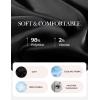 image:imageGRACE KARIN 2026 Women Satin Tops Short Sleeve Blouse Mock Neck Work Silk Shirts Business Casual OutfitsBlack