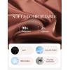 image:imageGRACE KARIN 2026 Women Satin Tops Short Sleeve Blouse Mock Neck Work Silk Shirts Business Casual OutfitsBrown