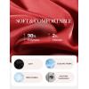 image:imageGRACE KARIN 2026 Women Satin Tops Short Sleeve Blouse Mock Neck Work Silk Shirts Business Casual OutfitsBurgundy