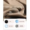 image:imageGRACE KARIN 2026 Women Satin Tops Short Sleeve Blouse Mock Neck Work Silk Shirts Business Casual OutfitsKhaki