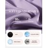 image:imageGRACE KARIN 2026 Women Satin Tops Short Sleeve Blouse Mock Neck Work Silk Shirts Business Casual OutfitsLilac Purple