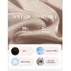 image:imageGRACE KARIN 2026 Women Satin Tops Short Sleeve Blouse Mock Neck Work Silk Shirts Business Casual OutfitsOatmeal Color