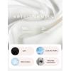 image:imageGRACE KARIN 2026 Women Satin Tops Short Sleeve Blouse Mock Neck Work Silk Shirts Business Casual OutfitsWhite