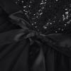 image:imageGRACE KARIN Girls Sequin Party Formal Dress Wedding Guest Sparkle Fancy Birthday Tulle High Low Prom Dresses 614 YearsBlack