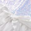 image:imageGRACE KARIN Girls Sequin Party Formal Dress Wedding Guest Sparkle Fancy Birthday Tulle High Low Prom Dresses 614 YearsWhite