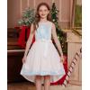 image:imageGRACE KARIN Girls Sequin Party Formal Dress Wedding Guest Sparkle Fancy Birthday Tulle High Low Prom Dresses 614 YearsWhite