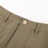 image:imageGRACE KARIN Linen Pants for WomenWork Dressy Trousers with PocketsHigh Waist Wide Leg Summer Comfy Slacks Pant ClothesBrown