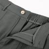 image:imageGRACE KARIN Linen Pants for WomenWork Dressy Trousers with PocketsHigh Waist Wide Leg Summer Comfy Slacks Pant ClothesCharcoal Grey