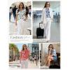 image:imageGRACE KARIN Women Boho Floral Tops 2026 Summer V Neck Puff Short Sleeve Dressy Casual ShirtsDaisy