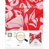 image:imageGRACE KARIN Women Boho Floral Tops 2026 Summer V Neck Puff Short Sleeve Dressy Casual ShirtsRed Flower