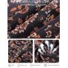 image:imageGRACE KARIN Women Mesh Boho Tops Dressy Casual Floral Short Sleeve Button Down Collared Blouses 2026 Fashion Summer ClothesBlack Floral