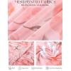 image:imageGRACE KARIN Women Mesh Boho Tops Dressy Casual Floral Short Sleeve Button Down Collared Blouses 2026 Fashion Summer ClothesPink