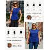 image:imageGRACE KARIN Womens 2026 Spring Short Sleeve Tops Dressy Casual Peplum Shirts Outfit Tunic Blouses Trendy Fashion ClothesRoyal Blue