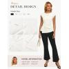 image:imageGRACE KARIN Womens 2026 Spring Short Sleeve Tops Dressy Casual Peplum Shirts Outfit Tunic Blouses Trendy Fashion ClothesWhite