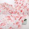 image:imageGRACE KARIN Womens 2026 Summer Floral Flowy Dresses Boho Tie Belt Short Puff Sleeve A Line Maxi Shirt Dress with PocketWhite Pink