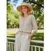 image:imageGRACE KARIN Womens 34 Sleeve Cardigan Sweater Lightweight Cropped Cardigan Trendy Dressy Casual Crochet Bolero ShrugsBeige