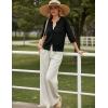 image:imageGRACE KARIN Womens 34 Sleeve Cardigan Sweater Lightweight Cropped Cardigan Trendy Dressy Casual Crochet Bolero ShrugsBlack