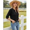 image:imageGRACE KARIN Womens 34 Sleeve Cardigan Sweater Lightweight Cropped Cardigan Trendy Dressy Casual Crochet Bolero ShrugsBlack