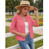 image:imageGRACE KARIN Womens 34 Sleeve Cardigan Sweater Lightweight Cropped Cardigan Trendy Dressy Casual Crochet Bolero ShrugsDusty Peach Pink