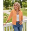 image:imageGRACE KARIN Womens 34 Sleeve Cardigan Sweater Lightweight Cropped Cardigan Trendy Dressy Casual Crochet Bolero ShrugsLight Orange