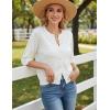 image:imageGRACE KARIN Womens 34 Sleeve Cardigan Sweater Lightweight Cropped Cardigan Trendy Dressy Casual Crochet Bolero ShrugsWhite