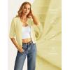 image:imageGRACE KARIN Womens 34 Sleeve Cardigan Sweater Lightweight Cropped Cardigan Trendy Dressy Casual Crochet Bolero ShrugsYellow