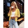image:imageGRACE KARIN Womens 34 Sleeve V Neck Button Down Lightweight Cardigan Sweater Open Front Dressy Shrugs Spring FashionBright Yellow