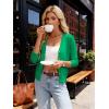 image:imageGRACE KARIN Womens 34 Sleeve V Neck Button Down Lightweight Cardigan Sweater Open Front Dressy Shrugs Spring FashionGreen