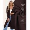 image:imageGRACE KARIN Womens Long Cardigan Trendy Lightweight Knit Dusters Coat V Neck Button Up Sweater Maxi DressCoffee