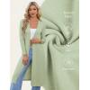 image:imageGRACE KARIN Womens Long Cardigan Trendy Lightweight Knit Dusters Coat V Neck Button Up Sweater Maxi DressLight Green