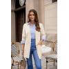 image:imageGRACE KARIN Womens Long Cardigans Trendy Lightweight Knit Blazer Casual Open Front Spring Sweaters with PocketsBeige