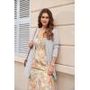 image:imageGRACE KARIN Womens Long Cardigans Trendy Lightweight Knit Blazer Casual Open Front Spring Sweaters with PocketsLight Grey